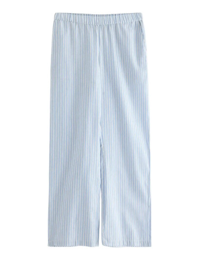 Lindex Pyjama Trousers Light Woven Blue S