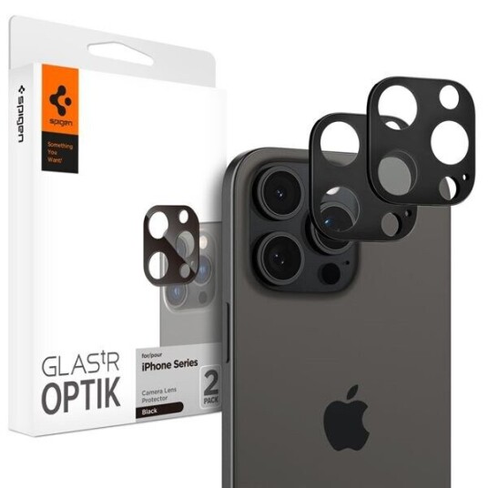 Spigen Optik Linsebeskytter Herdet Glass for iPhone 14 Pro/Pro Max - 2-Pack Gjennomsiktig