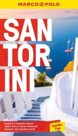 Santorini Marco Polo Pocket Travel Guide with pull out map Santorini Marco Polo Pocket Travel Guide with pull out map