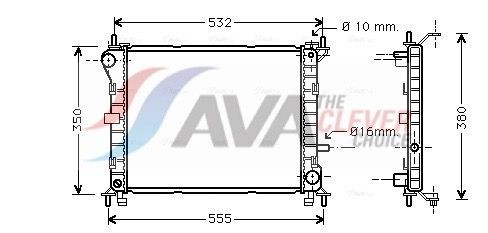 Radiator AVA Clever Choice FD2263