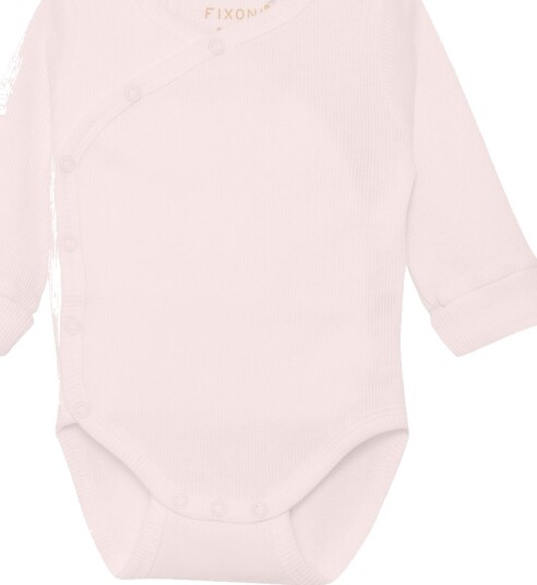 Blå Omslagsbody I/e   Rib   Stillhet Violet   Blå   68   Langermet Body   Rosa   62