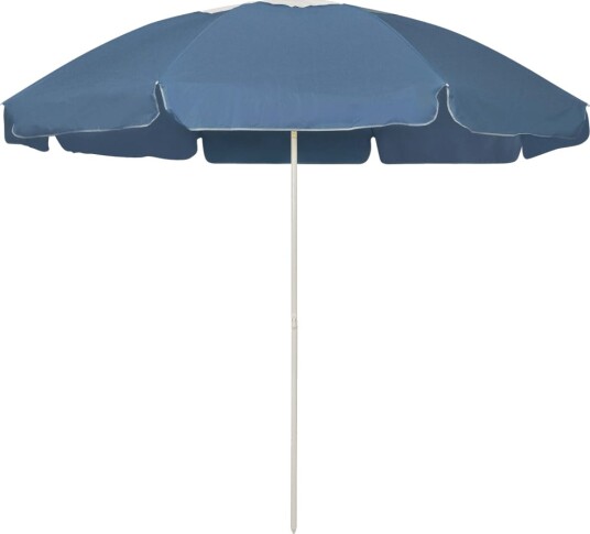vidaXL Strandparasoll blå 240 cm