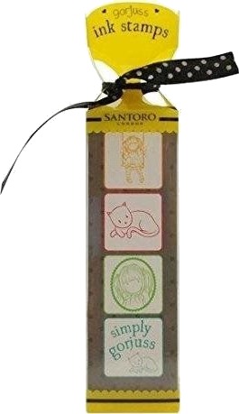 Santoro Santoro Stempelsett Med Blekk Ruby Yellow 273791 Santoro Santoro Stempelsett Med Blekk Ruby Yellow 273791