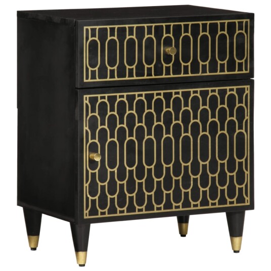 Nattbord 50x33x60 cm heltre mango 358328