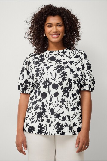 Ellos Plus Collection Bluse My Svart