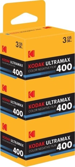 KODAK Eastman Ultramax 400 135-format - 36 Exposures (3-pack Vertical box)