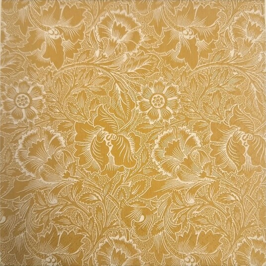 William Morris By havi William Morris Napkin Pink & Poppy Napkin   Beige   24X24CM