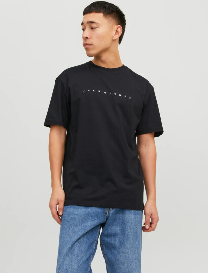 Jack & Jones Jjestar Jj Tee Ss Noos - Black - S