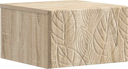Vegghengt Nattbord Sonoma eik 49 x 34,5 x 20 cm Konstruert tre