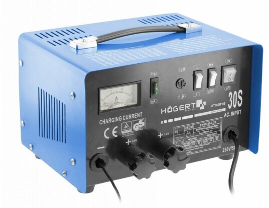 Högert HT8G616 Batterilader 12/24V 26A IP20