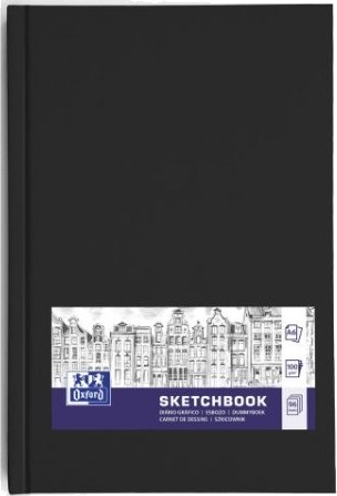 Oxford 400152626 Monokromatisk Svart A6 48 Ark 100 G/M² Innbundet Hardcover