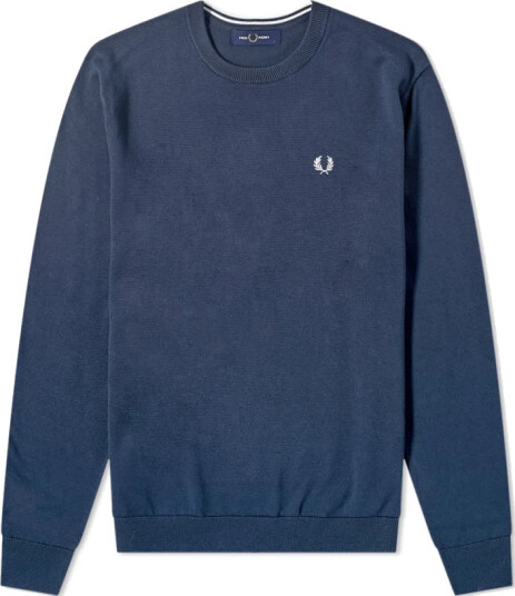 Fred Perry Herre Strikkevarer Blå S,