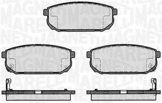 Bremseklosser MAGNETI MARELLI 363916060448