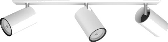 Philips Påbygd Spotlys Overflateegnet Gu10 3 Ampuller Led 220 240 V Hvit Philips Påbygd Spotlys Overflateegnet Gu10 3 Ampuller Led 220 240 V Hvit