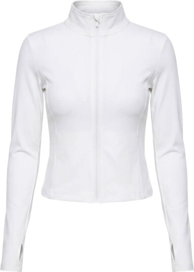 Drop of Mindfulness Butter Soft Neu Zip Cardigan White M