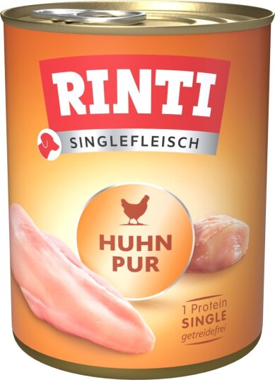 Rinti Våtfôr Singleprotein Ren Kylling 6 X 800 G Rinti Våtfôr Singleprotein Ren Kylling 6 X 800 G