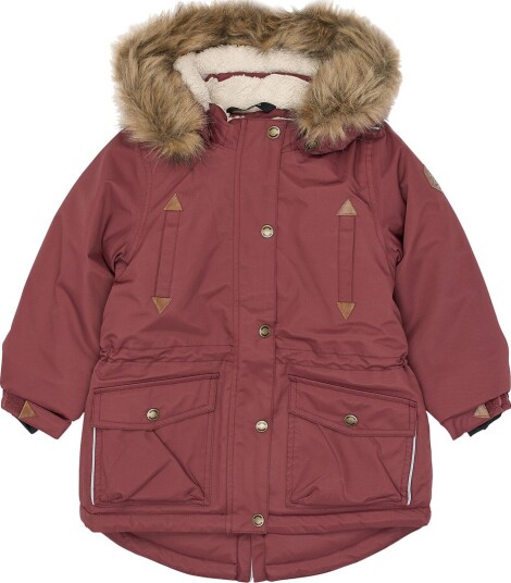 Mikk line Twill Nylon Girl Parca OXBLOOD RED 116