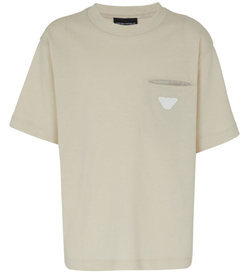 Giorgio Armani Emporio Armani T skjorte Sandskall Emporio Armani 10 år 140 T skjorte Beige Hvit