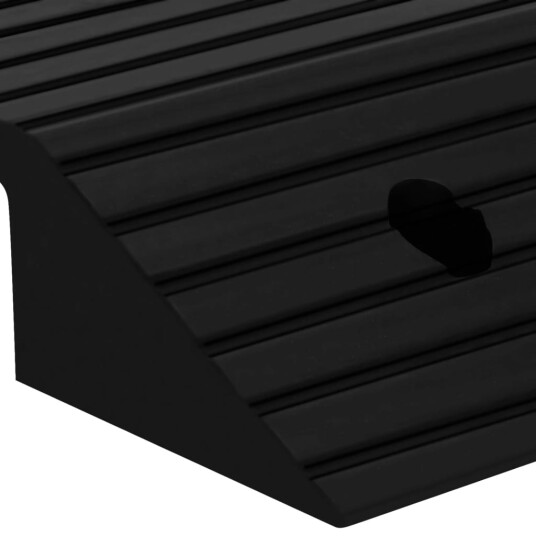 vidaXL Terskelrampe bro 80x40x8 cm gummi vidaXL Terskelrampe bro 80x40x8 cm gummi