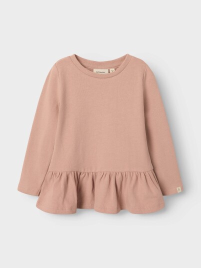 Lil  Atelier Luna Long Sleeve Slim Top Rosa 110
