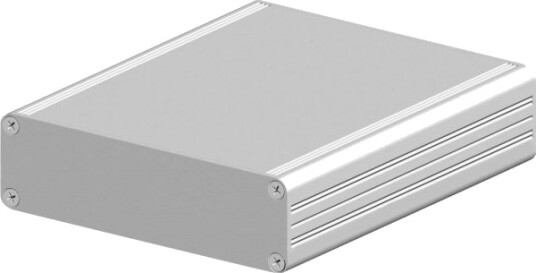 Fischer Elektronik AKG 105 22 100 ME 10023214 100 × 105 × 22 mm Aluminium Eloksert Natur