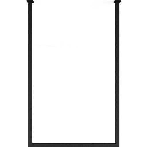 Metallbude Tensi håndkleholder 50 cm sort