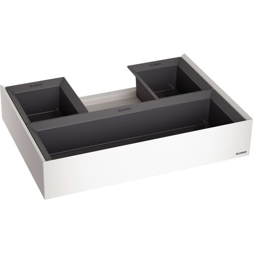 Blanco organisationsskuffe til Select II kildesorteringssystemer Hvit Blanco organisationsskuffe til Select II kildesorteringssystemer Hvit