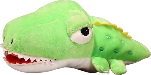 Leantoys Plysj Leketøy Krokodille Grønn Kosedyr 30 Cm