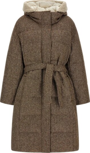 Brunello Cucinelli, Dame, Frakker, Brun, S,