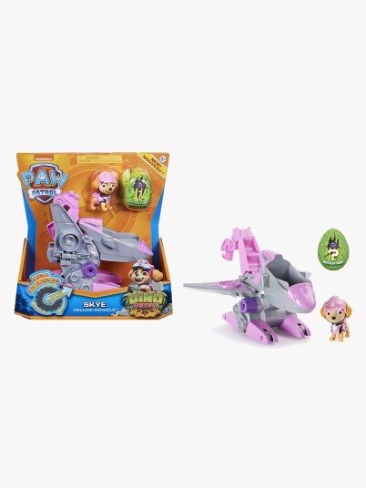Paw Patrol Dino Deluxe Kjøretøy Skye Pink One Size
