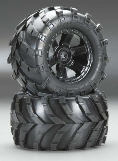 Pro-Line 119213 Masher 2.8" All Terrain Tires Mntd Blck Re Whl
