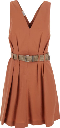Brunello Cucinelli Dame Kjoler Oransje M,