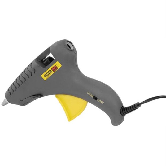 Stanley 40W Limpistol med Nedfellbar Støtte og Temperaturkontroll Stanley 40W Limpistol med Nedfellbar Støtte og Temperaturkontroll