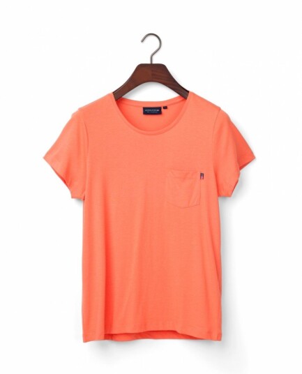 Lexington Clothing Cotton-Modal Blend Classic Tee - Coral - M