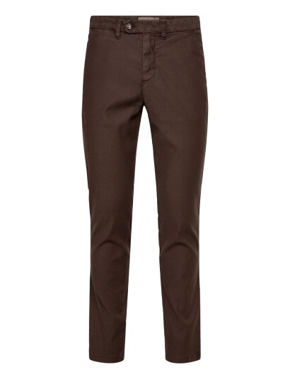 GANT Slim Cotton / Linen Chinos Brown 34 x 32