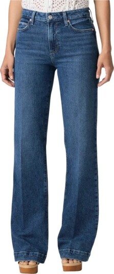 Paige Dame Jeans Blå W25,