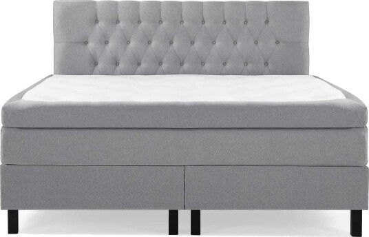 Lucky Kontinentalseng 180x200 Polyeter - Mellangrå
