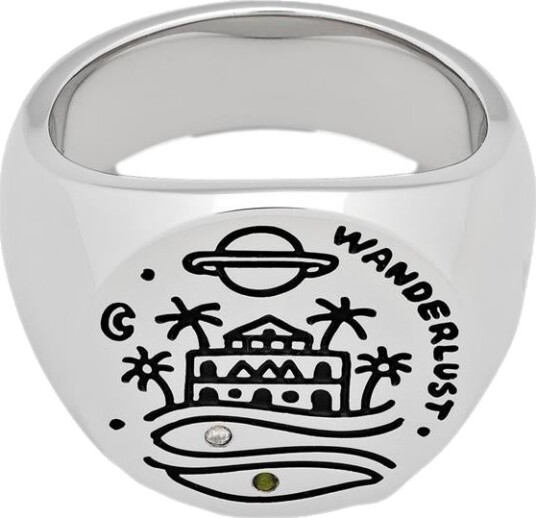 Tom Wood Wanderlust Ring Ring Sølv / Sort 60