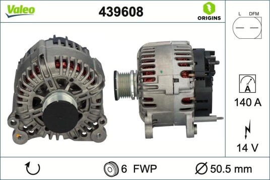 Dynamo VALEO 439608
