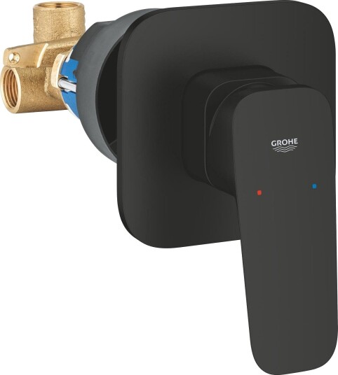 Grohe Cubeo 1017752430 Innbyggingsboks for dusj Matt svart, Baderom