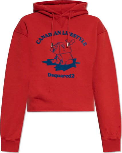 Dsquared2 Dame Gensere & Hettegensere Rød L, Dsquared2 Dame Gensere & Hettegensere Rød L,