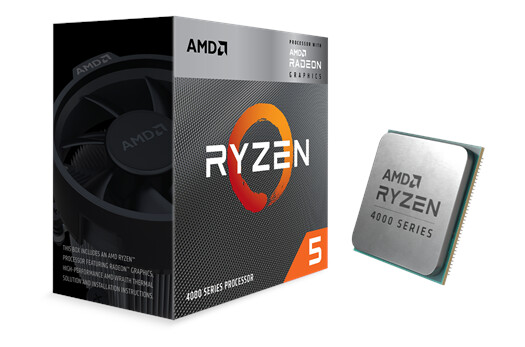 AMD Ryzen 5 4600G Wraith Stealth Prosessor/CPU - 6 kjerner - 3.7 GHz - AMD AM4 - AMD Boxed (PIB - med kjøler)