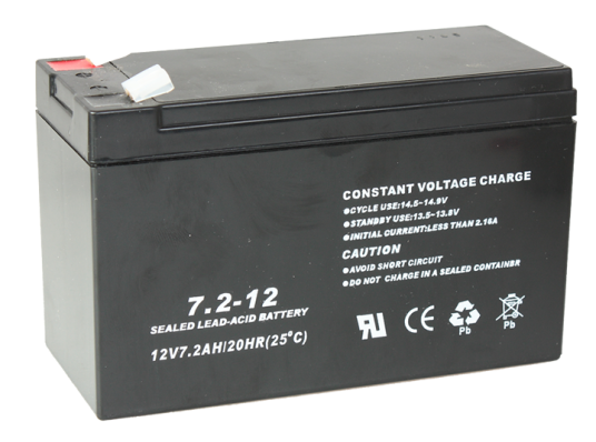Ibiza 12V-7.2AH Batteri for bærbar høyttaler