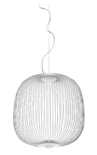 Foscarini Spokes 2 Midi Taklampe Hvit Foscarini Spokes 2 Midi Taklampe Hvit