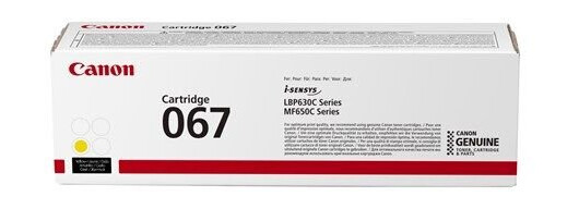 Canon CRG 067 / 5099C002 Yellow - Laser toner Yellow Canon CRG 067 / 5099C002 Yellow - Laser toner Yellow