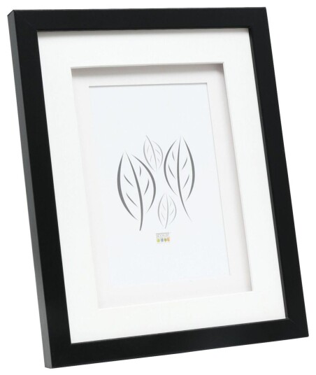 Deknudt S65KK2 Ramme med Passepartout 15x20cm Sort