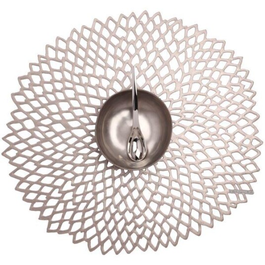 Chilewich - Dahlia spisebrikke 36 cm metall