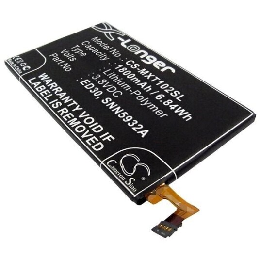 Motorola XT1033 batteri (1800 mAh 3.85 V, Sort) Motorola XT1033 batteri (1800 mAh 3.85 V, Sort)
