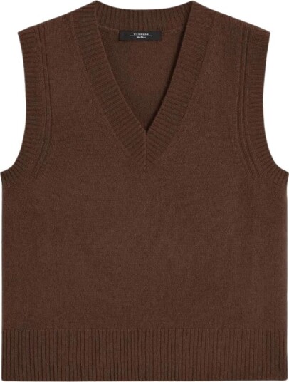 Weekend Max Mara Dame Strikkevarer Brun XL, Weekend Max Mara Dame Strikkevarer Brun XL,