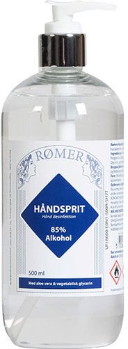 Rømer Håndsprit 85% M. Glycerin 500 ml